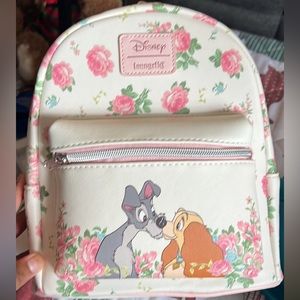Brand new with tags Loungefly Lady and the Tramp bag